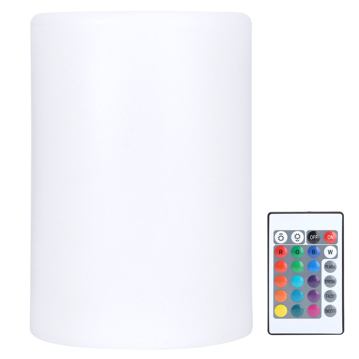 RGB Cylindrical Lamp LED 16-Color Remote Control Night Light for Bar KTV Nightclub