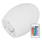 USB Charging LED 16 Colors Remote Control Night Light Outdoor Waterproof Lamp (14 x 19cm)