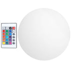 LED 16 Colors Remote Control Night Light USB Charging Waterproof Spherical Lamp (20cm)