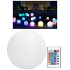 LED 16 Colors Remote Control Night Light USB Charging Waterproof Spherical Lamp (20cm)