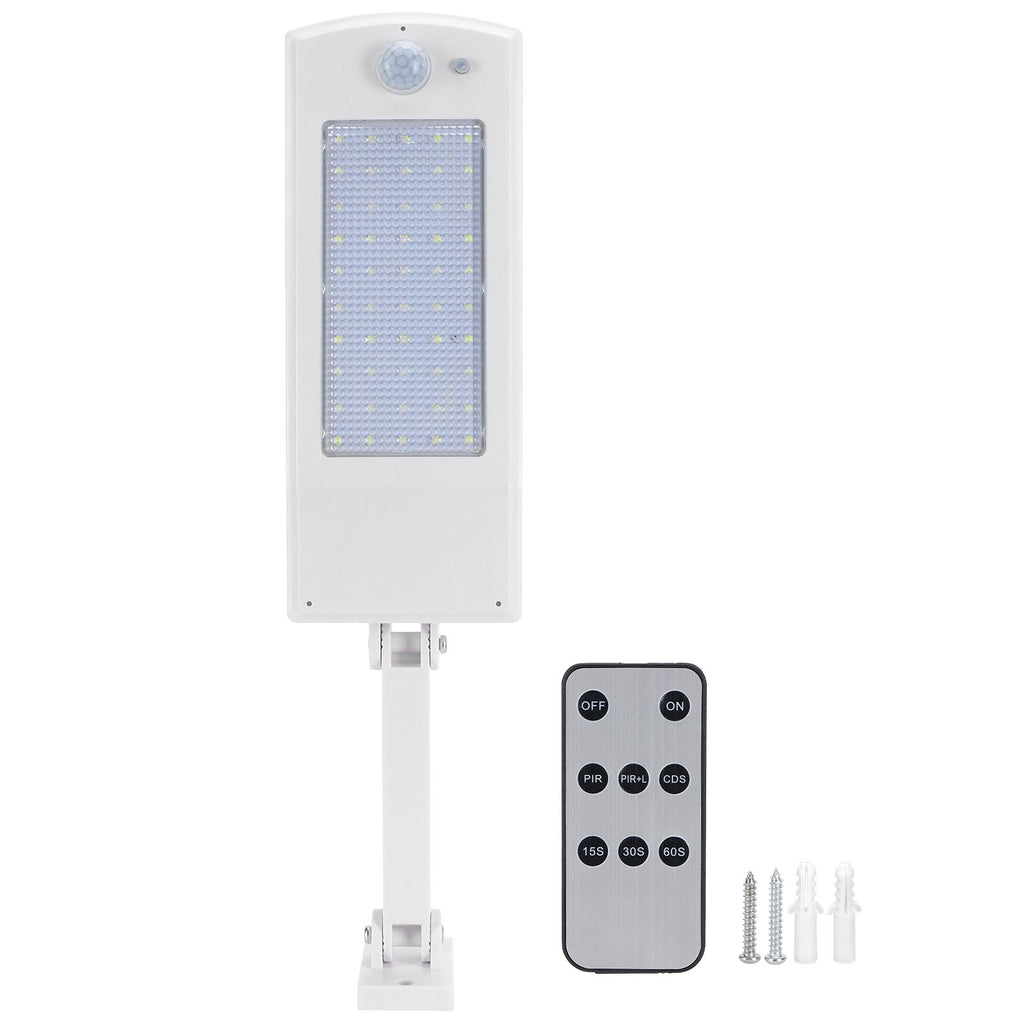 LED Solar Light Induction Wall Lamp White Shell White Light Courtyard Outdoor Lighting Supplies