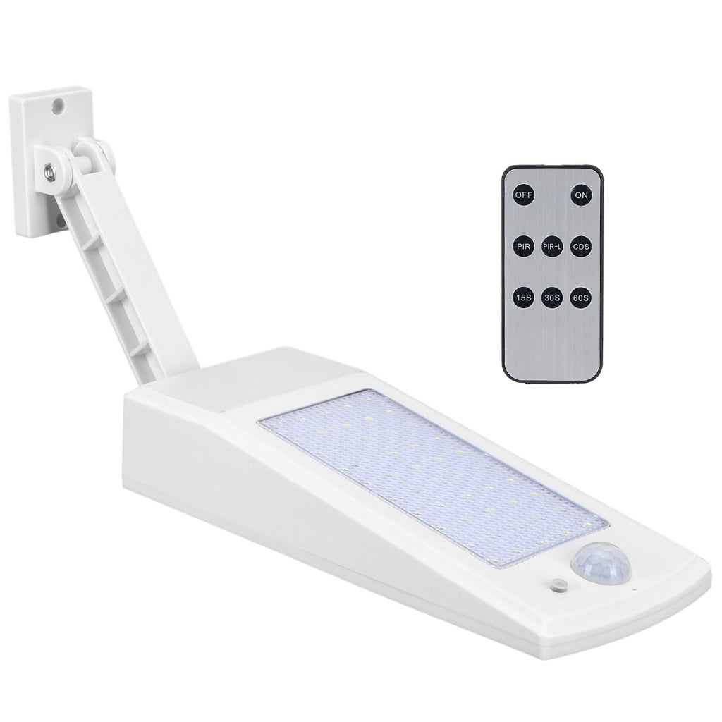 LED Solar Light Induction Wall Lamp White Shell White Light Courtyard Outdoor Lighting Supplies