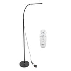 LED Floor Lamp Iron Adjustable Modern Standing Corner Lamp with Remote Control for Bedroom Living Room Office