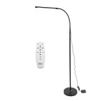 LED Floor Lamp Iron Adjustable Modern Standing Corner Lamp with Remote Control for Bedroom Living Room Office