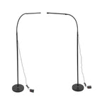 LED Floor Lamp Iron Adjustable Modern Standing Corner Lamp with Remote Control for Bedroom Living Room Office