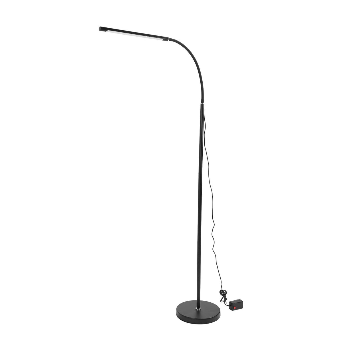 LED Floor Lamp Iron Adjustable Modern Standing Corner Lamp with Remote Control for Bedroom Living Room Office