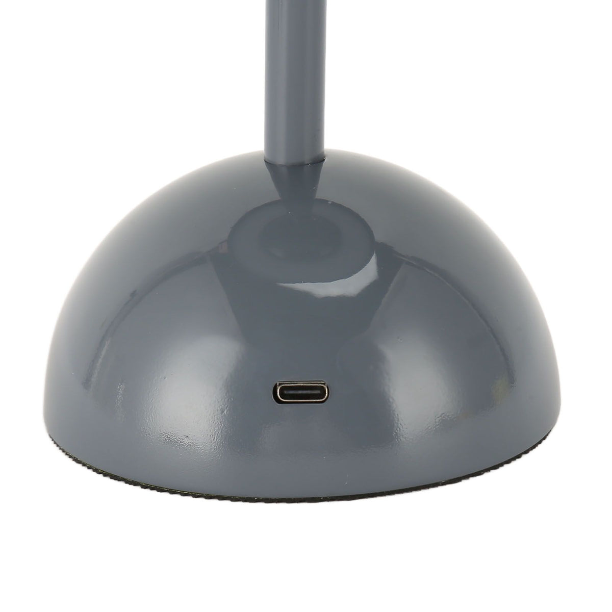 Cordless Table Lamp Iron Touch Dimmable USB Rechargeable Modern LED Bedside Reading Lamp with Mushroom Dome for Bedroom Living Room Office Grey