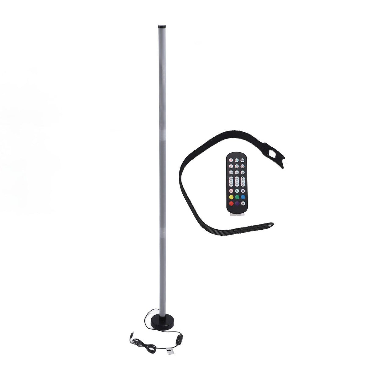 LED Corner Floor Lamp 3 Control Modes Corner RGB Floor Lamp with Music Sync Smart Modern Floor Lamp for Bedroom Living Room