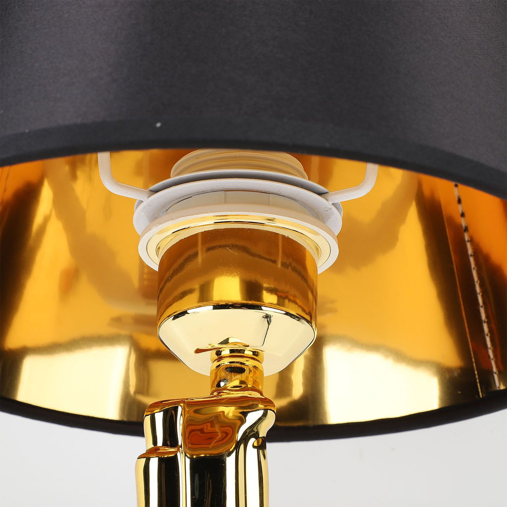 Bedside Table Lamp Modern LED Decorative Button Switch Nightstand Reading Lamp for Bedroom Office Living Room