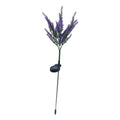 Solar Garden Light LED Decorative Lavender Shaped IP55 Waterproof Flower Lamp for Outdoor Yard Lawn