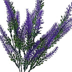 Solar Garden Light LED Decorative Lavender Shaped IP55 Waterproof Flower Lamp for Outdoor Yard Lawn
