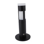 Vase Table Lamp Battery Powered USB Rechargeable Cordless Dimmable Flower Vase LED Bedside Touch Lamp for Bedroom Living Room Black