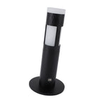 Vase Table Lamp Battery Powered USB Rechargeable Cordless Dimmable Flower Vase LED Bedside Touch Lamp for Bedroom Living Room Black