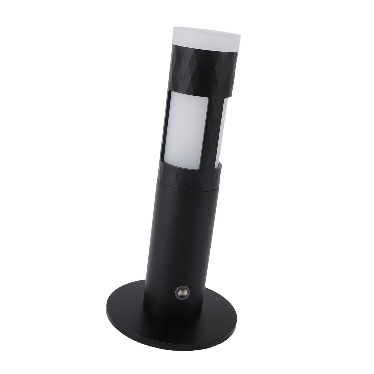 Vase Table Lamp Battery Powered USB Rechargeable Cordless Dimmable Flower Vase LED Bedside Touch Lamp for Bedroom Living Room Black