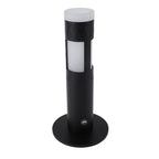 Vase Table Lamp Battery Powered USB Rechargeable Cordless Dimmable Flower Vase LED Bedside Touch Lamp for Bedroom Living Room Black