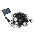 Ground String Light 25 RGB Bulbs IP66 Waterproof APP Bluetooth 2.4G Remote Control Solar Powered Outdoor Ground Light