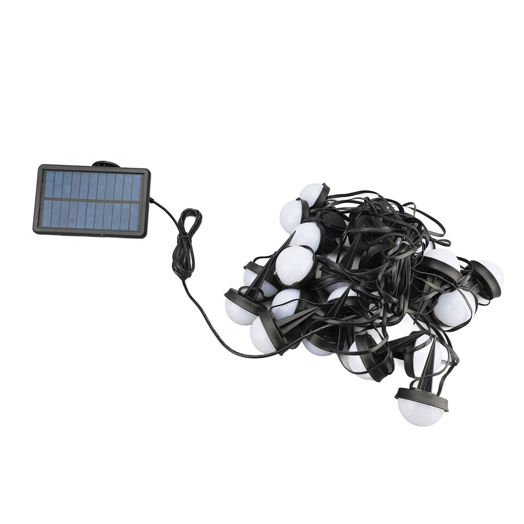 Ground String Light 25 RGB Bulbs IP66 Waterproof APP Bluetooth 2.4G Remote Control Solar Powered Outdoor Ground Light