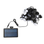 Ground String Light 25 RGB Bulbs IP66 Waterproof APP Bluetooth 2.4G Remote Control Solar Powered Outdoor Ground Light
