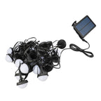 Ground String Light 25 RGB Bulbs IP66 Waterproof APP Bluetooth 2.4G Remote Control Solar Powered Outdoor Ground Light
