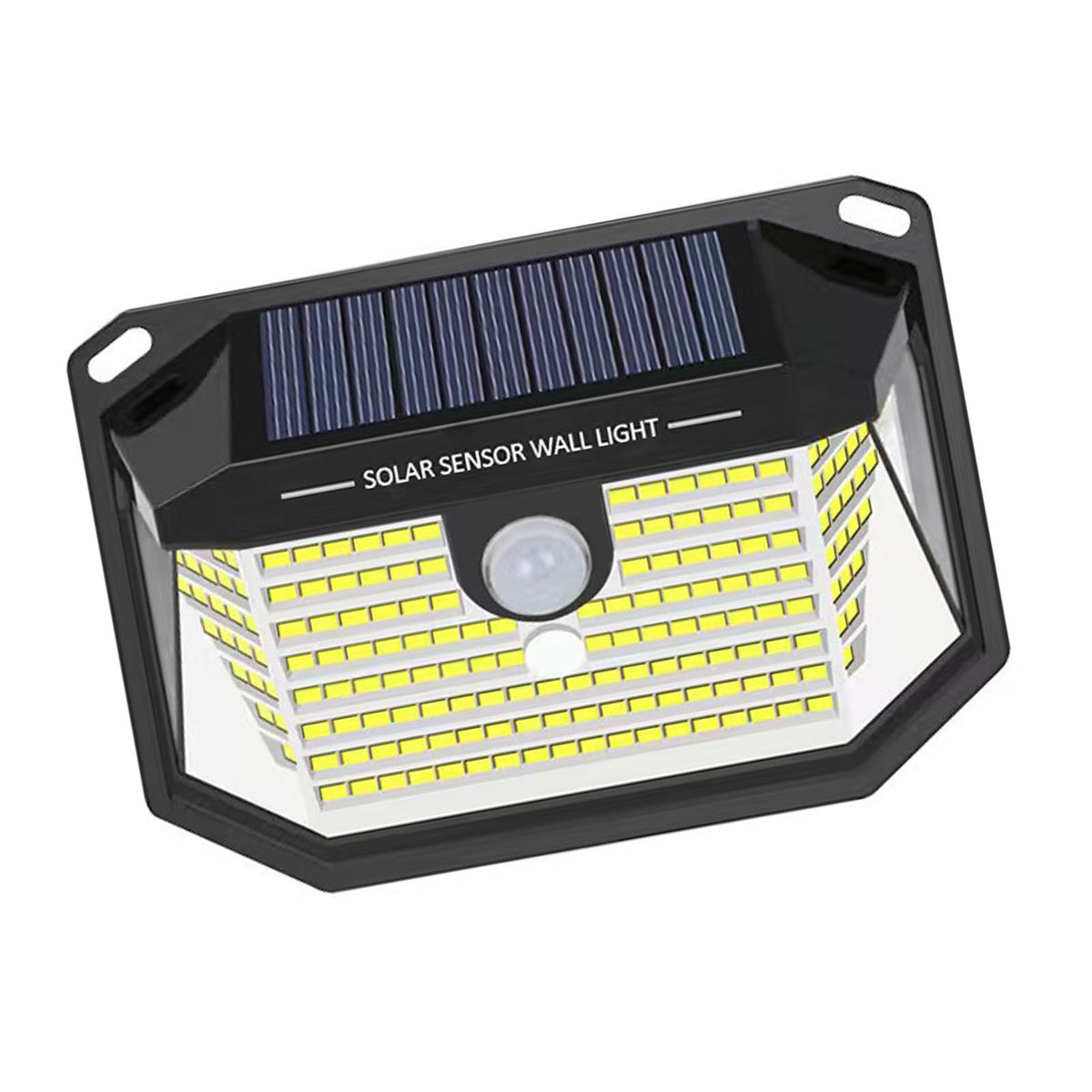 LED Solar Motion Sensor Lights IP64 Water Resistant Outside Security Wall Light for Gate Doorway Yard Garden