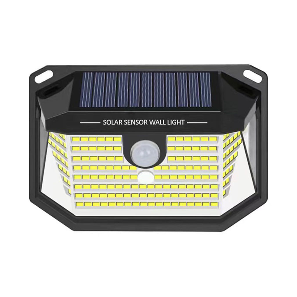 LED Solar Motion Sensor Lights IP64 Water Resistant Outside Security Wall Light for Gate Doorway Yard Garden
