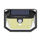 LED Solar Motion Sensor Lights IP64 Water Resistant Outside Security Wall Light for Gate Doorway Yard Garden