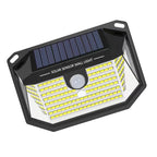 LED Solar Motion Sensor Lights IP64 Water Resistant Outside Security Wall Light for Gate Doorway Yard Garden