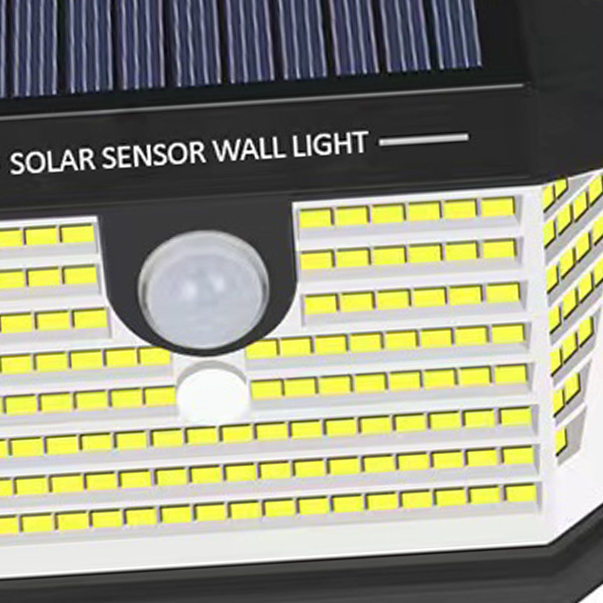 LED Solar Motion Sensor Lights IP64 Water Resistant Outside Security Wall Light for Gate Doorway Yard Garden