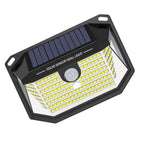 LED Solar Motion Sensor Lights IP64 Water Resistant Outside Security Wall Light for Gate Doorway Yard Garden