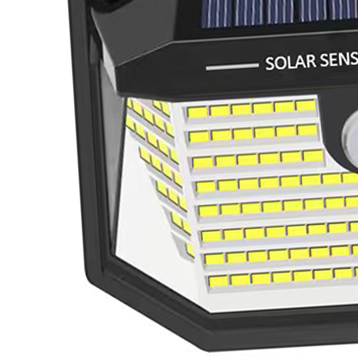 LED Solar Motion Sensor Lights IP64 Water Resistant Outside Security Wall Light for Gate Doorway Yard Garden