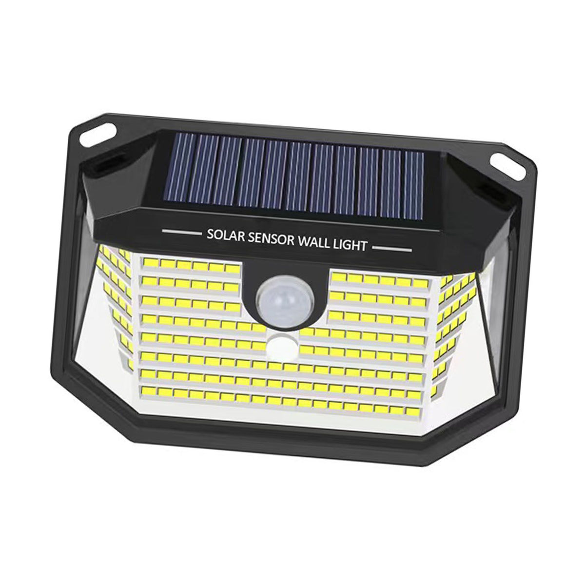 LED Solar Motion Sensor Lights IP64 Water Resistant Outside Security Wall Light for Gate Doorway Yard Garden