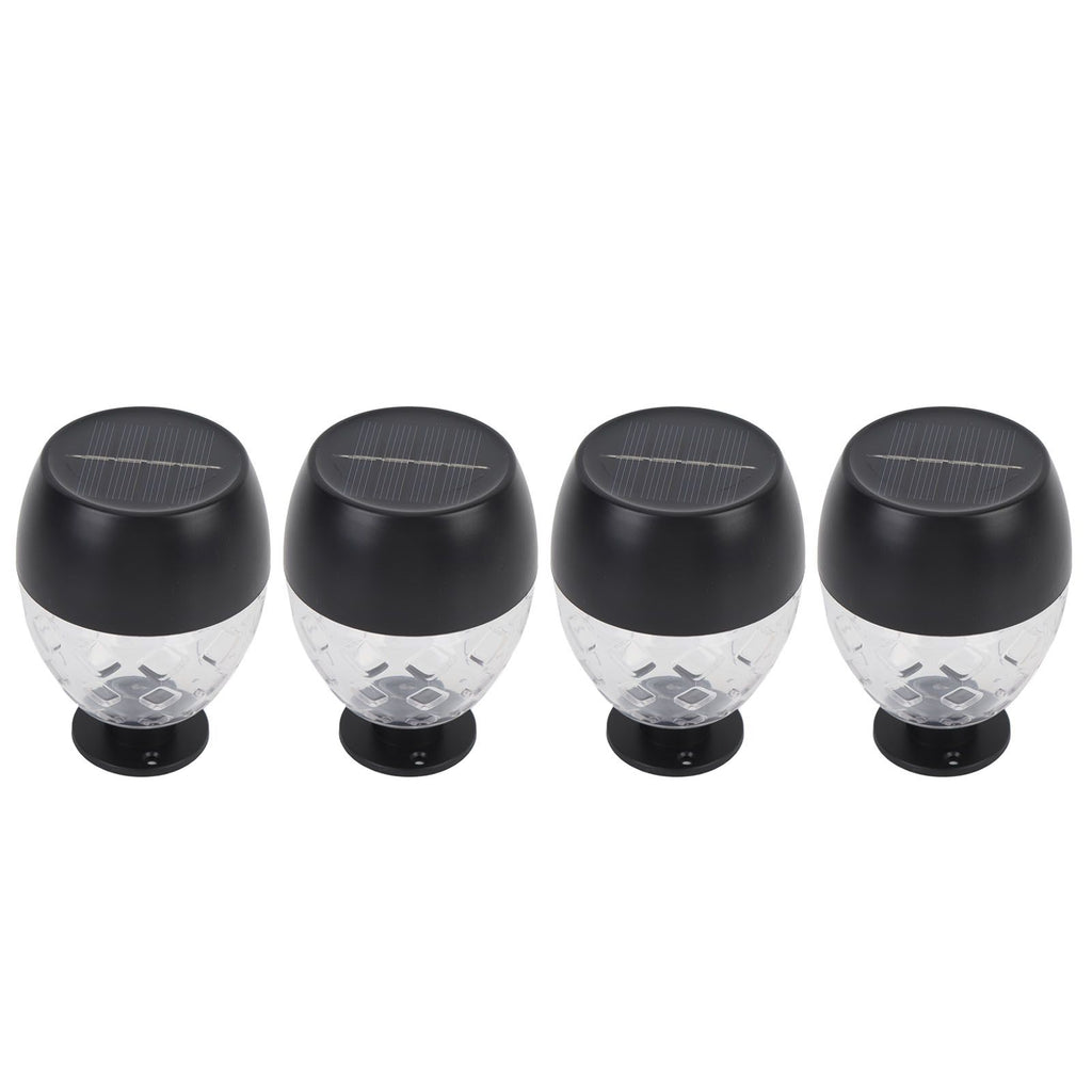 4pcs Solar Fence Lights Solar Outdoor Wall Lights Up Down Lighting IP65 Water Resistant for Garden Patio Backyard Yard Decor Auto On At Dusk