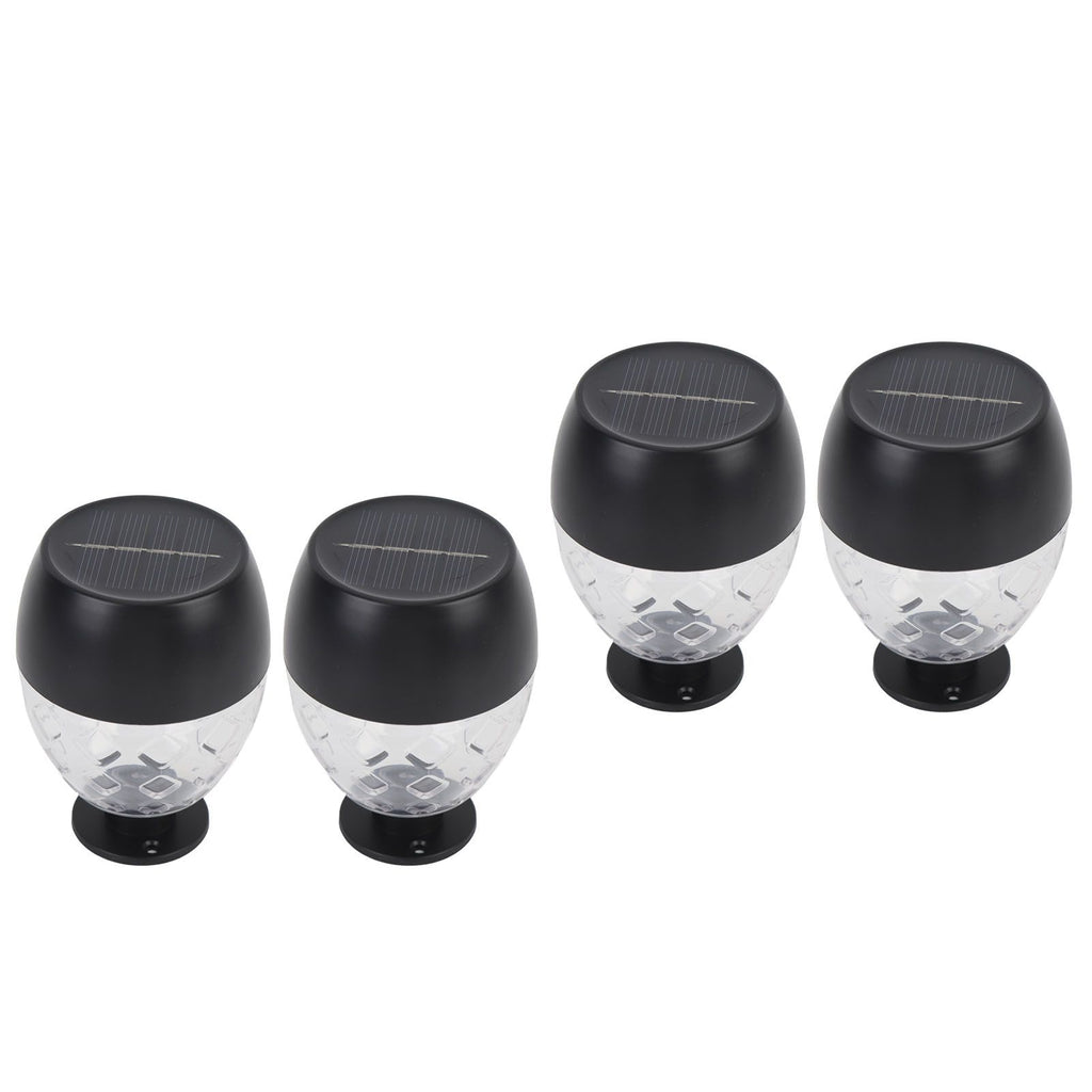 4pcs Solar Fence Lights Solar Outdoor Wall Lights Up Down Lighting IP65 Water Resistant for Garden Patio Backyard Yard Decor Auto On At Dusk