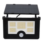 LED Solar Outdoor Light Motion Light Dual Sensors Folding IP65 Rainproof Solar Security Flood Light for Yard Wall Porch Garage