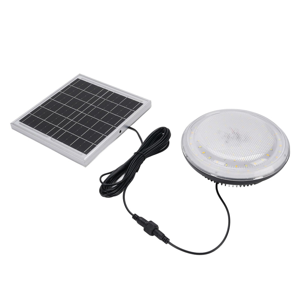 Solar Ceiling Light 3 Color Dimmable IP65 Rain Proof Solar Shed Light with Remote Control for Indoor Outdoor