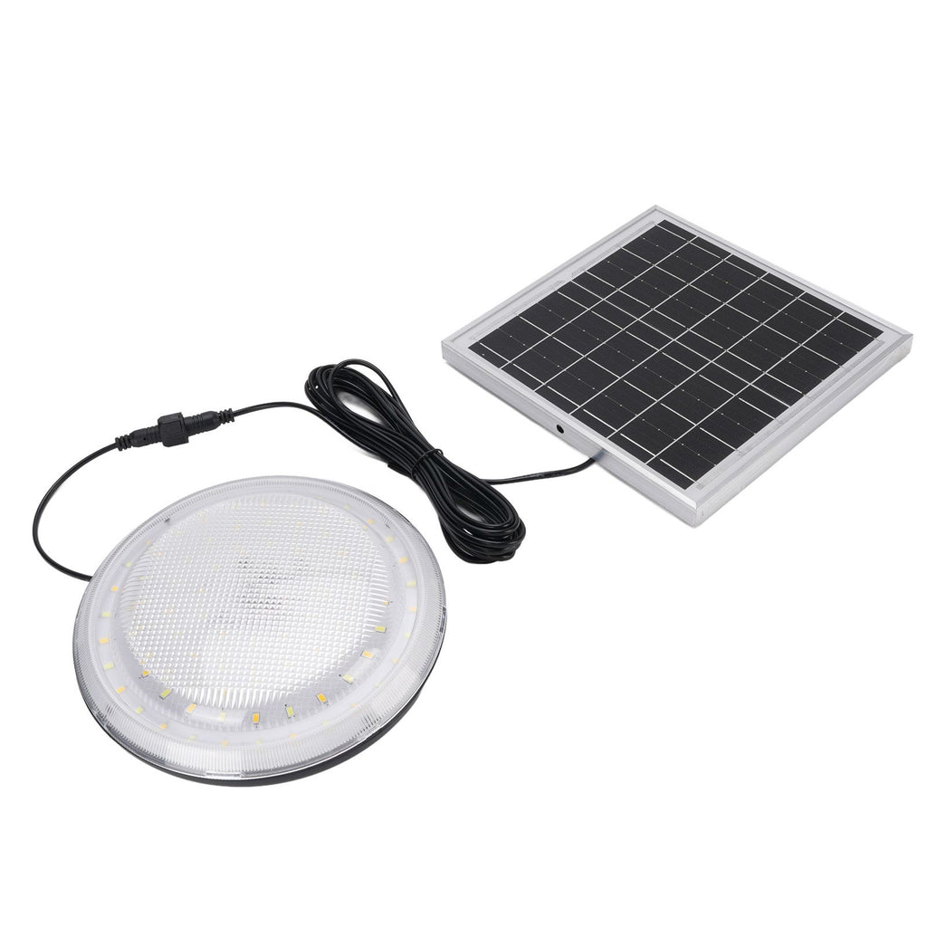 Solar Ceiling Light 3 Color Dimmable IP65 Rain Proof Solar Shed Light with Remote Control for Indoor Outdoor