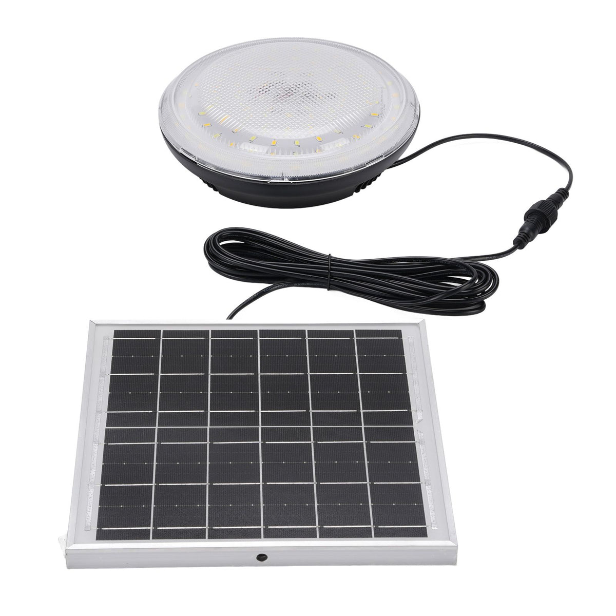 Solar Ceiling Light 3 Color Dimmable IP65 Rain Proof Solar Shed Light with Remote Control for Indoor Outdoor