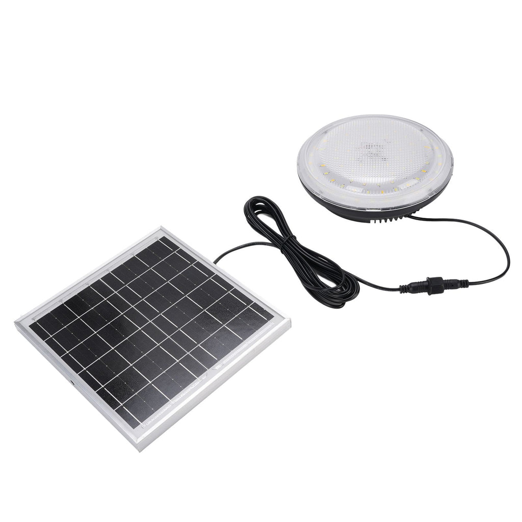 Solar Ceiling Light 3 Color Dimmable IP65 Rain Proof Solar Shed Light with Remote Control for Indoor Outdoor