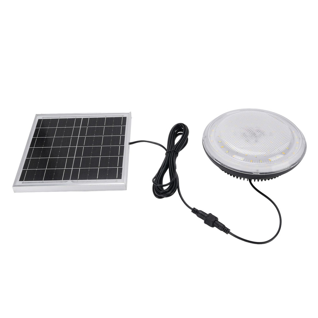 Solar Ceiling Light 3 Color Dimmable IP65 Rain Proof Solar Shed Light with Remote Control for Indoor Outdoor