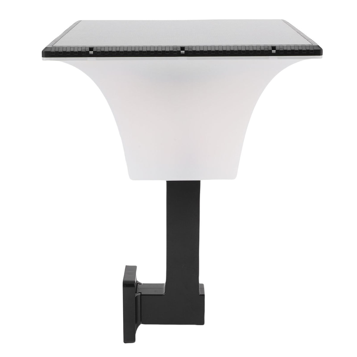 LED Solar Wall Light IP65 Water Proof Outdoor Wall Sconce Lantern Lamp Fixture Solar Post Light with Sensor for Patio Yard Garden 2311 Warm Light