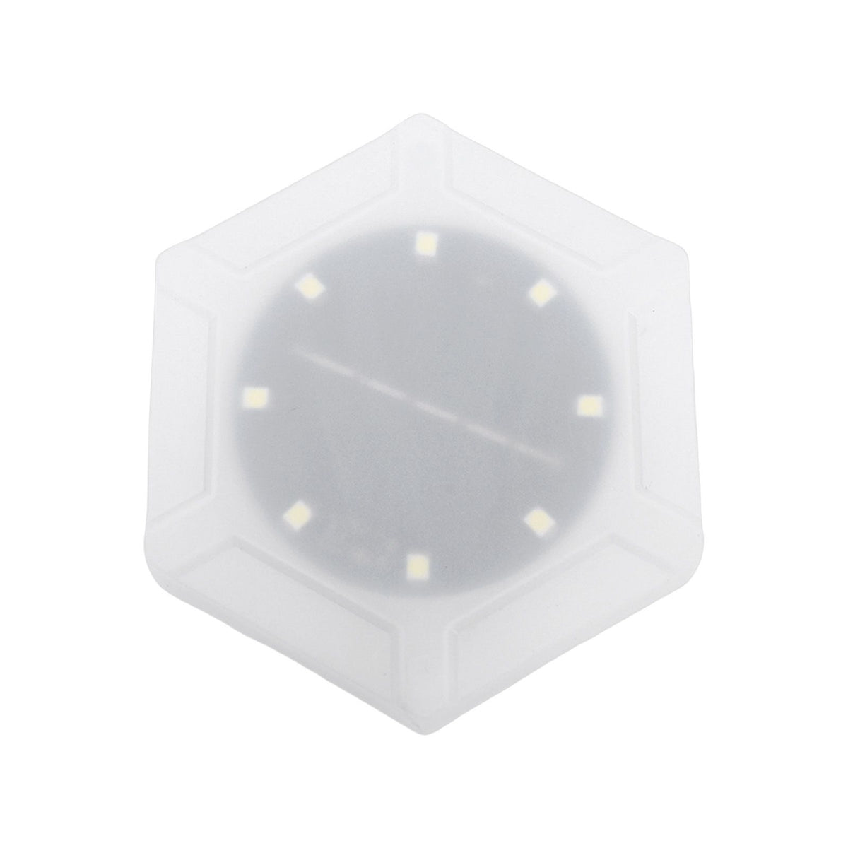6pcs Hexagon Wall Lights Cordless Light Sensor Rain Proof Solar Powered LED Hexagon Wall Light Panels for Outdoor Balcony Courtyard Decor White Light