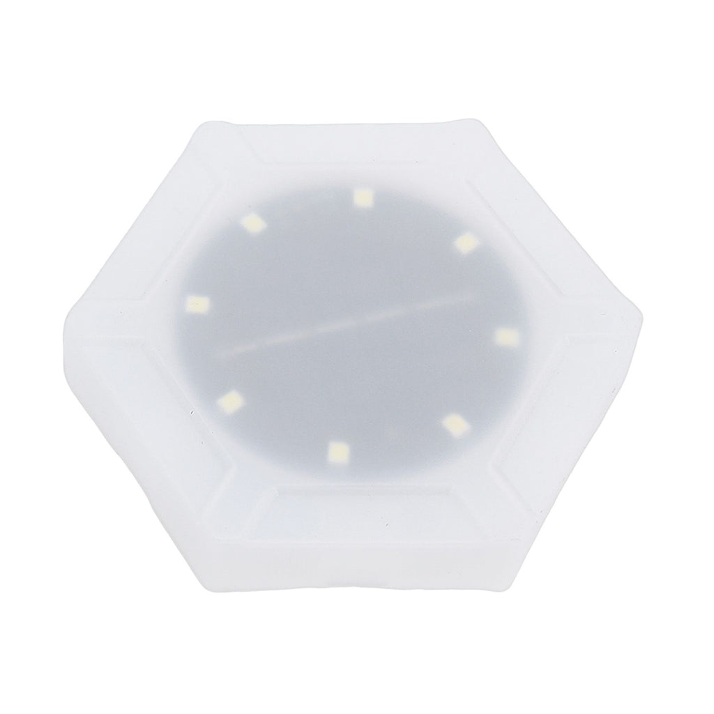 6pcs Hexagon Wall Lights Cordless Light Sensor Rain Proof Solar Powered LED Hexagon Wall Light Panels for Outdoor Balcony Courtyard Decor White Light