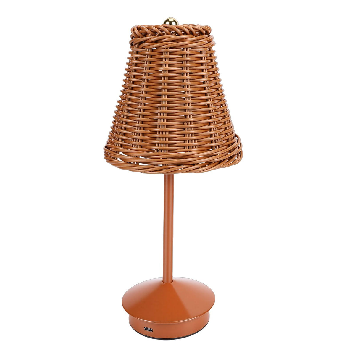 Boho Rattan Table Lamp LED Rechargeable Reading Light 3 Color Touch Control Dimmable Bedside Lamp for Living Room Bedroom Office Home Outdoor