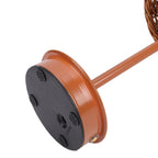 Boho Rattan Table Lamp LED Rechargeable Reading Light 3 Color Touch Control Dimmable Bedside Lamp for Living Room Bedroom Office Home Outdoor