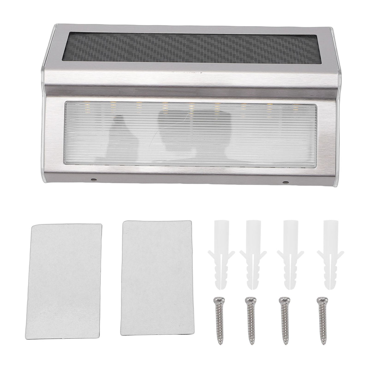 Solar Wall Light 9LED Water Proof Outdoor Light Auto On Off for Garden Patio Yard Pathway Fence Decoration Warm Lighting