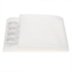 Htovila 72 * 72'' White PEVA Waterproof Mildewproof Shower Curtain Privacy Protection Home Hotel Bathroom Curtain with 12pcs Hooks