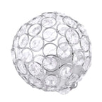 Crystal Tea Light Candle Holders Wedding Decor Table Centerpieces (Silver Diameter 10cm)