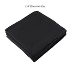 2pcs Set Black Durable Thickened Mildew proof Lightproof Curtain Household(5#)