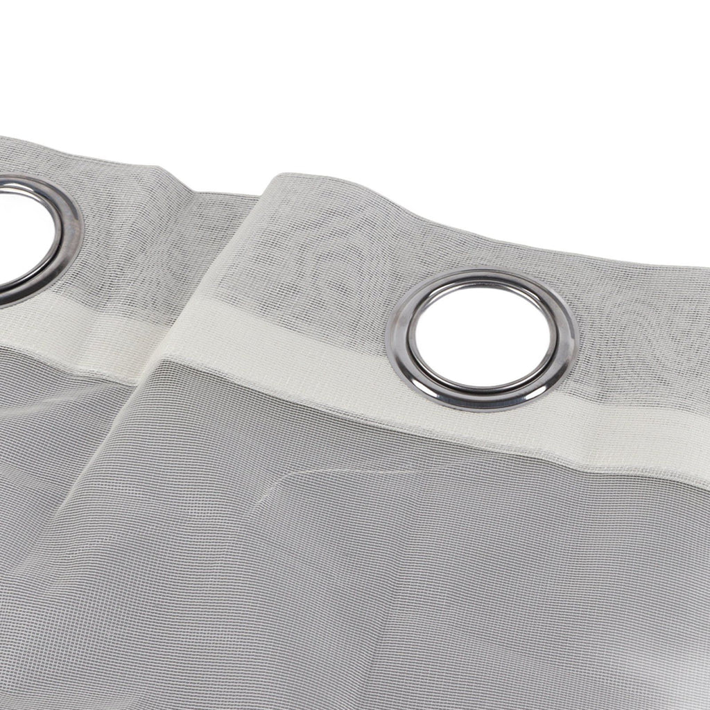 Semi Sheer Window Curtain Bedroom Balcony Drape Curtain Window Treatment (Grommet 100*200CM)