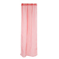 Sheer Rod Pocket Window Curtain Bedroom Balcony Drape Curtain Window Treatment (Red)